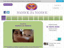 Tablet Screenshot of mamicezamamice.com